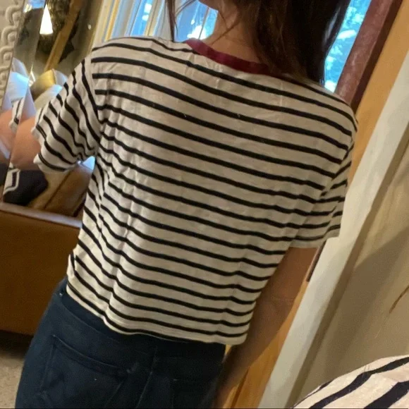 Striped Cropped Tee by Splendid - Picture 5 of 5